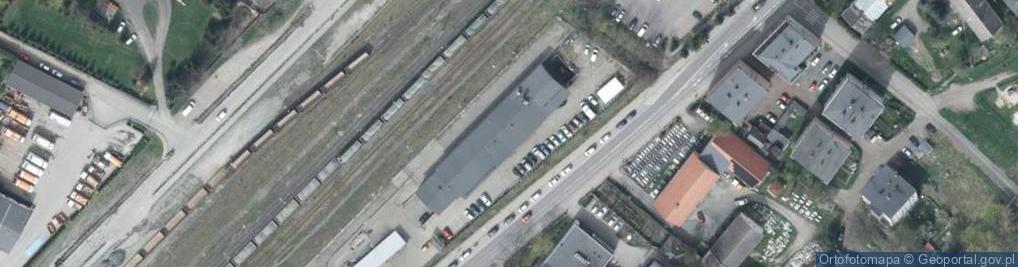 Zdjęcie satelitarne Bohaterów Getta ul.