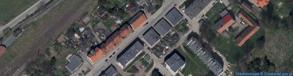 Zdjęcie satelitarne Bohaterów Getta ul.
