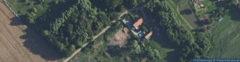 Zdjęcie satelitarne Borki ul.