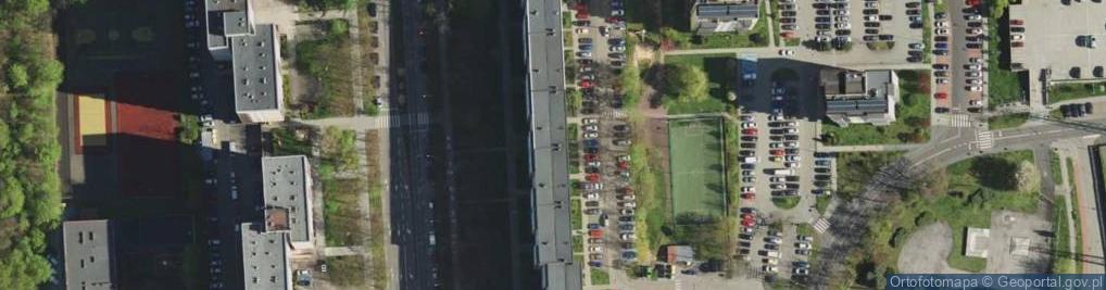 Zdjęcie satelitarne Bohaterów Monte Cassino ul.