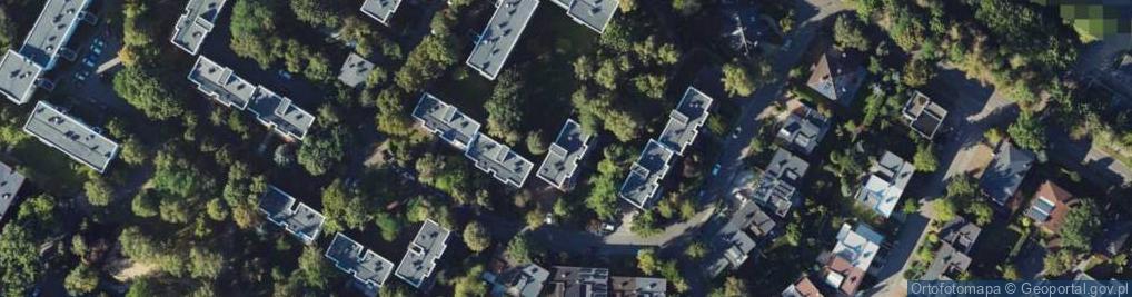 Zdjęcie satelitarne Bocianów ul.