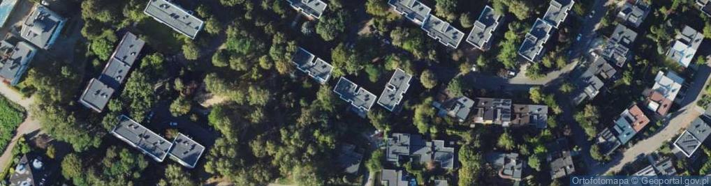Zdjęcie satelitarne Bocianów ul.