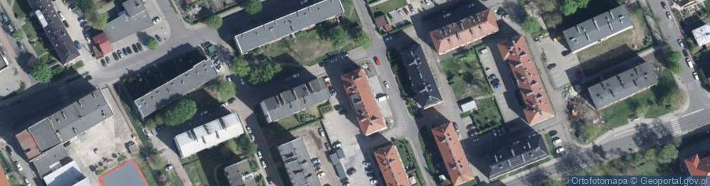 Zdjęcie satelitarne Bożka Arki ul.