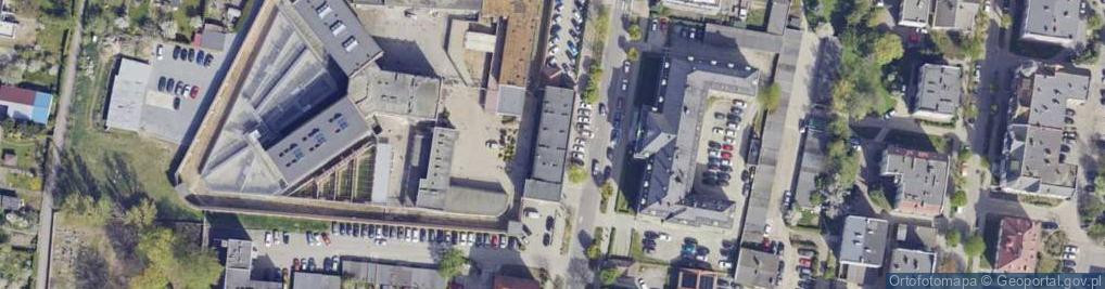 Zdjęcie satelitarne Bohaterów Getta ul.