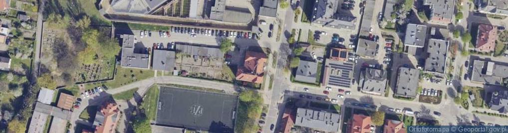 Zdjęcie satelitarne Bohaterów Getta ul.
