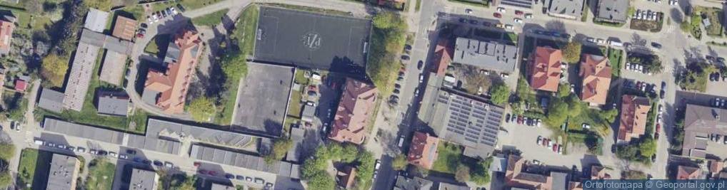 Zdjęcie satelitarne Bohaterów Getta ul.