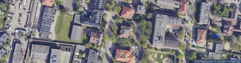 Zdjęcie satelitarne Bohaterów Getta ul.