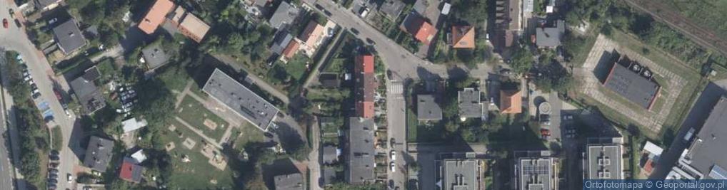 Zdjęcie satelitarne Bociania ul.
