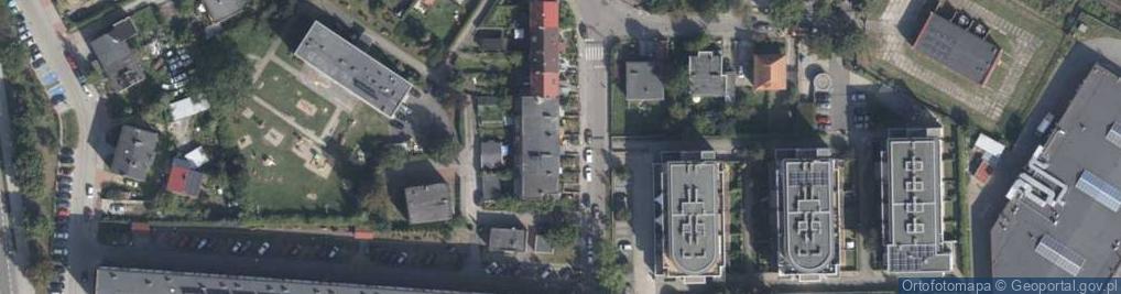 Zdjęcie satelitarne Bociania ul.