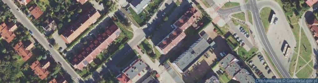 Zdjęcie satelitarne Boczna ul.