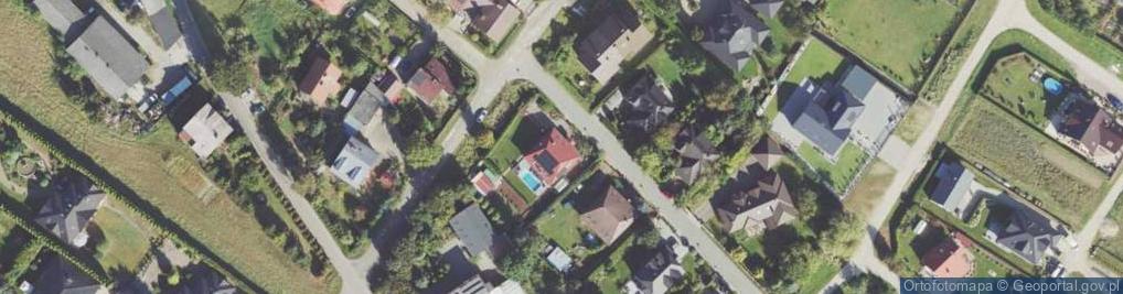 Zdjęcie satelitarne Borowików ul.