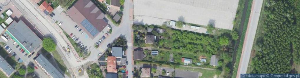 Zdjęcie satelitarne Bohaterów Getta ul.