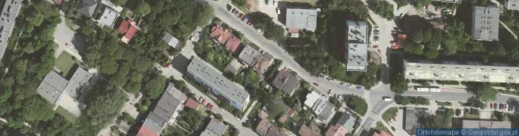 Zdjęcie satelitarne Bosaków ul.