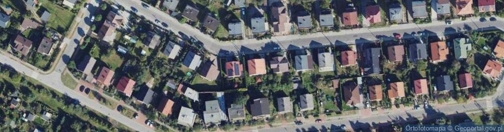 Zdjęcie satelitarne Bociania ul.