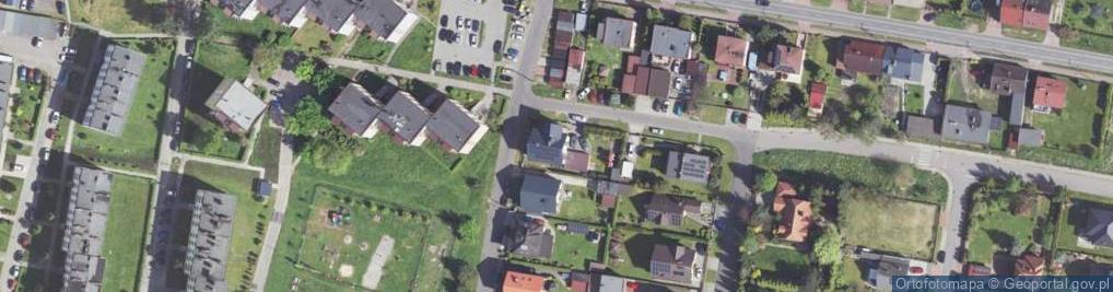 Zdjęcie satelitarne Botaniczna ul.