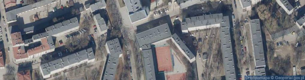 Zdjęcie satelitarne Bojowników Getta Warszawskiego ul.