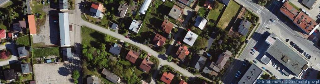 Zdjęcie satelitarne Botaniczna ul.