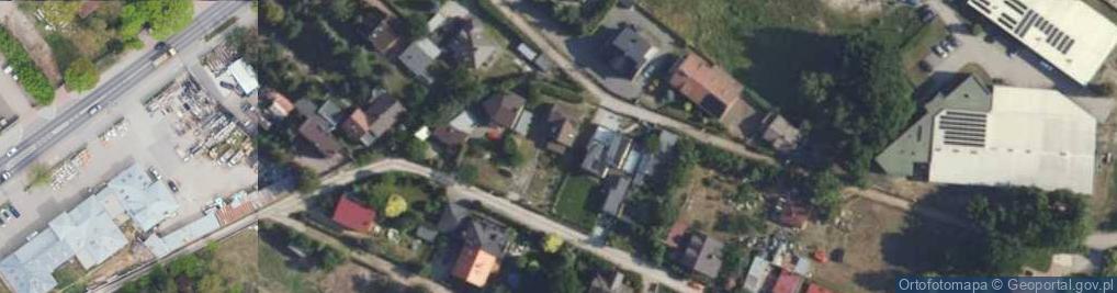 Zdjęcie satelitarne Bociania ul.