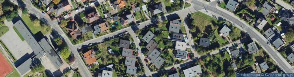 Zdjęcie satelitarne Bohaterów Getta ul.