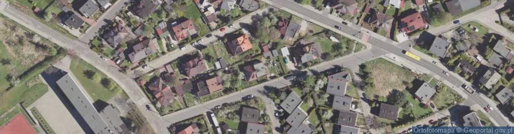 Zdjęcie satelitarne Bohaterów Getta ul.