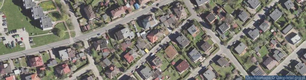 Zdjęcie satelitarne Bohaterów Getta ul.