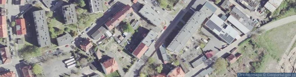 Zdjęcie satelitarne Bohaterów Getta ul.