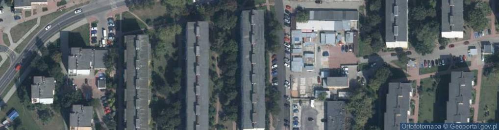 Zdjęcie satelitarne Bohaterów Modlina ul.