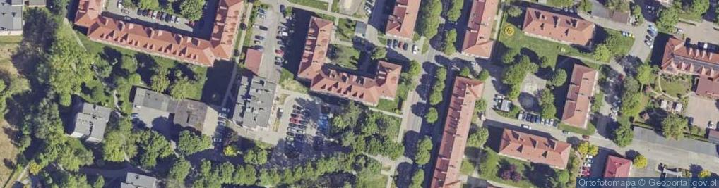 Zdjęcie satelitarne Bohaterów Monte Cassino ul.