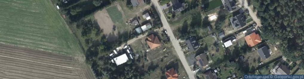 Zdjęcie satelitarne Borówiec ul.