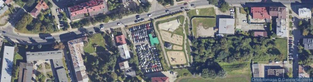 Zdjęcie satelitarne Bohaterów Getta ul.