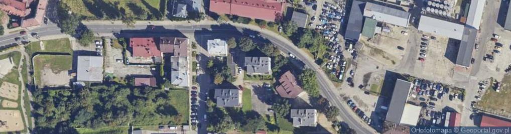 Zdjęcie satelitarne Bohaterów Getta ul.