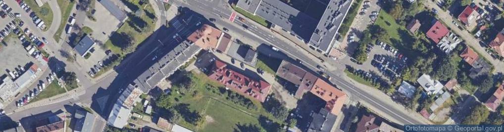 Zdjęcie satelitarne Bohaterów Getta ul.