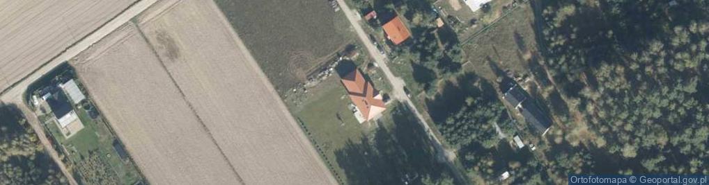 Zdjęcie satelitarne Borów Tucholskich ul.