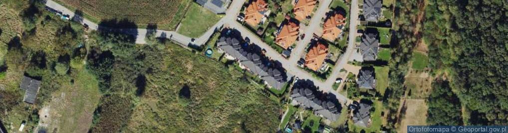 Zdjęcie satelitarne Borowików ul.