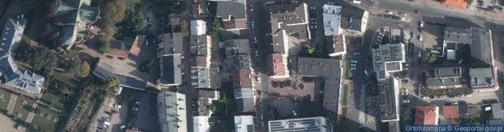 Zdjęcie satelitarne Bohaterów Getta ul.