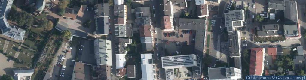 Zdjęcie satelitarne Bohaterów Getta ul.