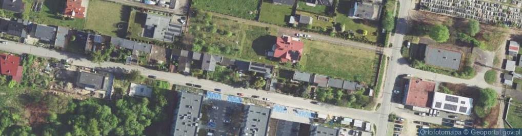 Zdjęcie satelitarne Bohaterów Getta ul.