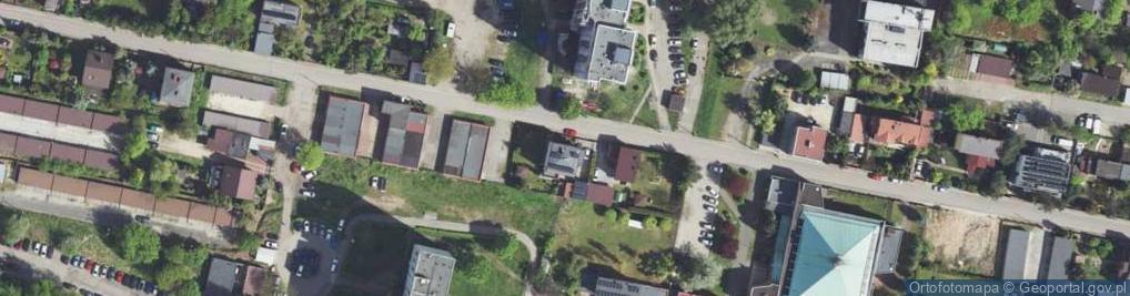 Zdjęcie satelitarne Bohaterów Getta ul.