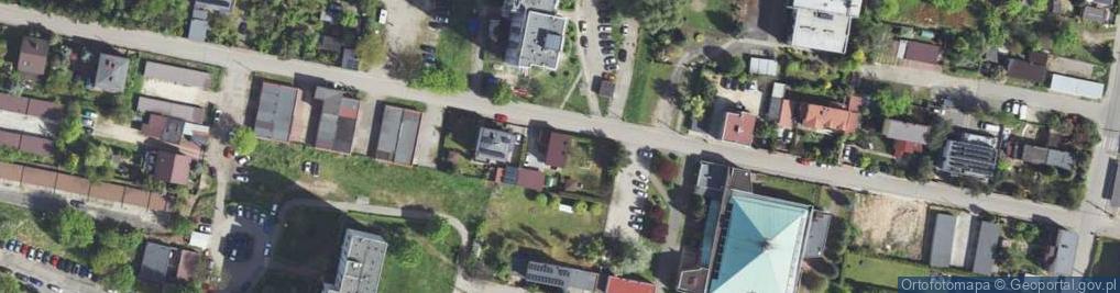 Zdjęcie satelitarne Bohaterów Getta ul.