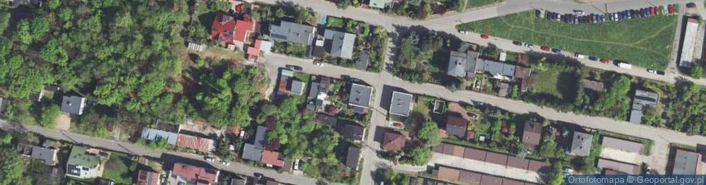 Zdjęcie satelitarne Bohaterów Getta ul.