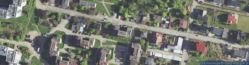 Zdjęcie satelitarne Bohaterów Getta ul.
