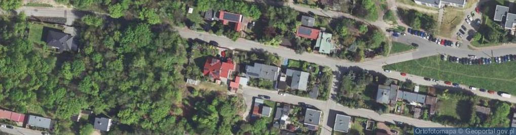 Zdjęcie satelitarne Bohaterów Getta ul.