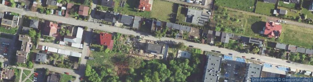 Zdjęcie satelitarne Bohaterów Getta ul.