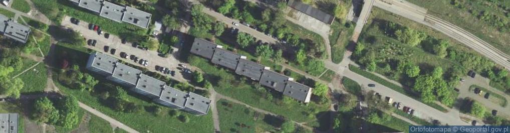 Zdjęcie satelitarne Bohaterów Monte Cassino ul.