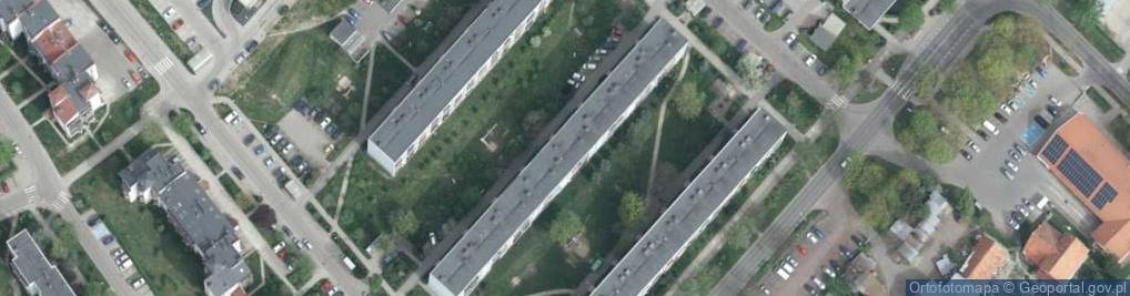 Zdjęcie satelitarne Bolesława Krzywoustego ul.