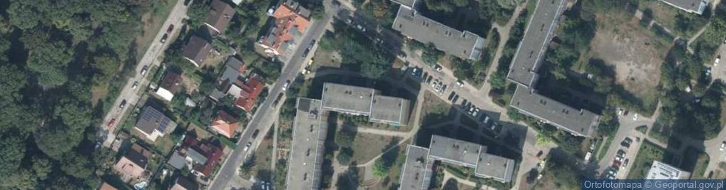 Zdjęcie satelitarne Boryny ul.