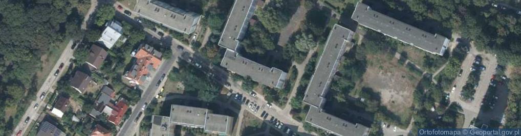 Zdjęcie satelitarne Boryny ul.