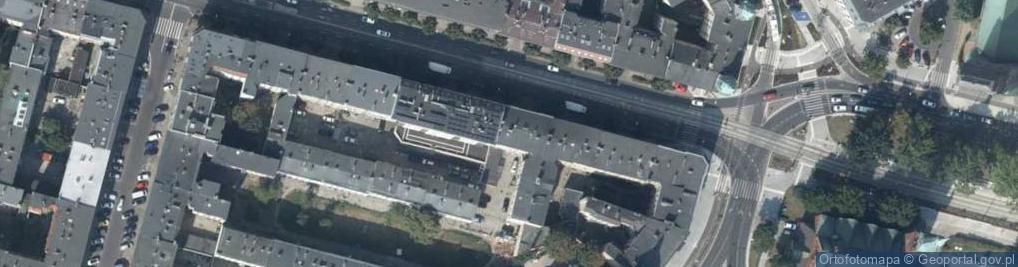 Zdjęcie satelitarne Bolesława Krzywoustego ul.