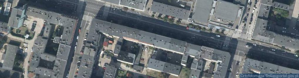 Zdjęcie satelitarne Bolesława Krzywoustego ul.