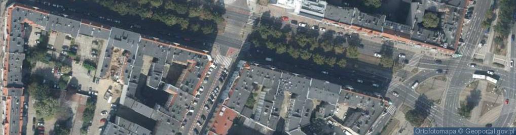 Zdjęcie satelitarne Bolesława Krzywoustego ul.